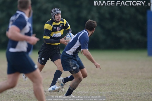 2012-10-14 Rugby Union Milano-Rugby Grande Milano 0589